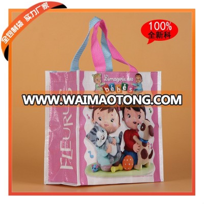 Boutique use printed lovely cartoon pattern pretty pp shopping bag non woven