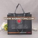 custom make printed logo laminated pp woven fabric shopping bag